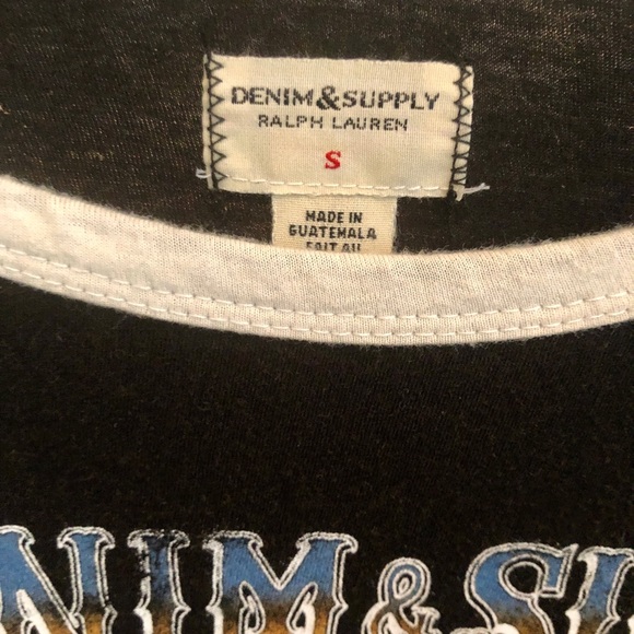 Polo by Ralph Lauren Raglan 3/4 Sleeve Screen-Printed Top - Picture 5 of 7